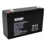 1 X Bateria Recargable 6v 10ah Motoma Selladas San Martin