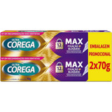 Corega Ultra Creme Fixador Max Fixacao 2x70g