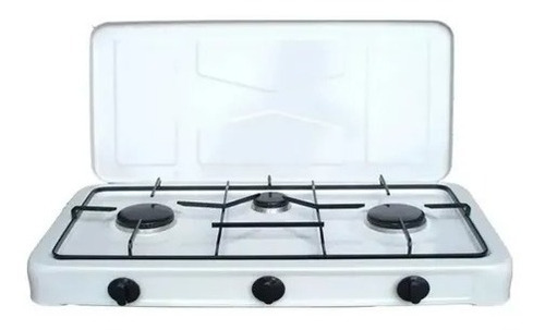 Cocina Cocinilla Gas Encimera 3 Platos Tapa Camping Xl Pro