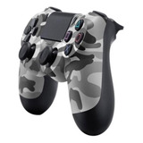 Joystick Compatible Con Ps4, Camuflado Gris