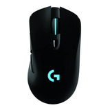 Mouse Gamer De Juego Recargable Logitech  G Series Lightspeed Hero G703 Negro