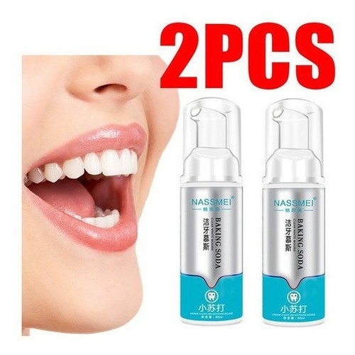 2 Peças De Creme Dental De Higiene Bucal Com Espuma De Clare