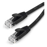 Cable Rojo Plano Categoría 6 Cat6 Rj45 Stp Ethernet 50 Metro