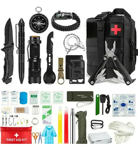 Kit De Primeros Auxilios Y Supervivencia Senderismo Camping