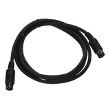 Cable Midi Hog (6 Pies) 6 Pies, Negro (pmid06)