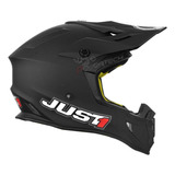 Casco Motocross Just1 J38 Solid Mate Cross Enduro Atv Cut