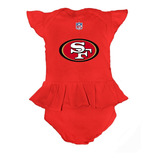 Pañalero Bebe Niña Vestido Futbol 49ers San Francisco Algodo