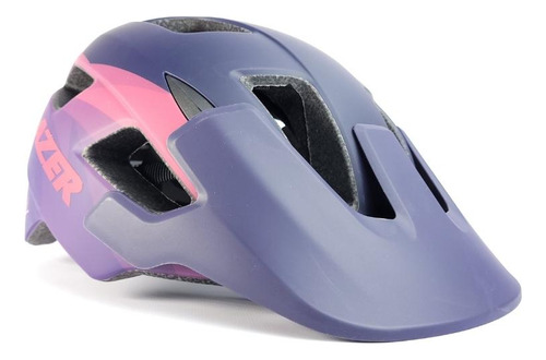 Casco Mtb Lazer Chiru M/55-59cm Azul Mate Y Rosa