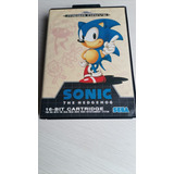 Sonic The Hedgehog - Mega Drive Com Caixa E Manual