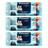 Toalha Umedecida Adulto Prevent Wipes 3 Pct C/50 Unidades