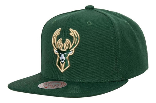 Gorra Mitchell And Ness Milwaukee Bucks Nba Team Ground 2.0