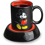 Disney ® Taza Con Calentador Usb Y Led Mickey Mouse 300ml Nw