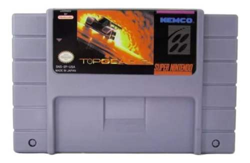 Cartucho Fita Top Gear 2 Compativel Super Nintendo