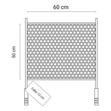 Grelha Moeda Churrasco 60x50 Para Todos Tipos Churrasqueiras