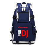 Casual Pioneer Pro Dj Mochila Estudiantes Moda Nueva Alta Qu