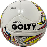 Balón De Futbol Sala Golty Profesional Origen Thermotech Color Blanco