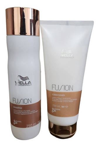 Kit Wella Fusion Shampoo 250 Ml Acondicionador 200ml