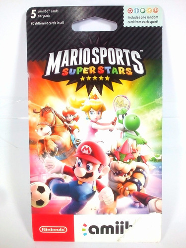 Tarjetas Nintendo Amiibo Mario Sports Superstars