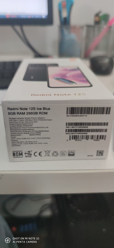 Xiaomi Redmi Note 12s 4g 256gb 8gb Ram Dual Sim *vitrina*