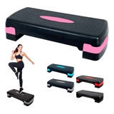 Step Banco Aerobics Ejercicio Fitness Crossfit Ajustable Gym Color Rosa