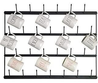 Estante Horizontal Para Tazas De Pared   Organizador De Pare