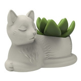 Molde Para Macetas De Cemento Gato - 12cm Alto - 9cm Hueco