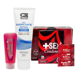 Lubricante Anal + Condones Caja 60und + Lubricante Natural