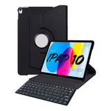 Capinha Teclado Para Apple iPad 10,9 10ª Geração 360 Cor Preto