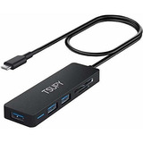 Concentrador Usb C Sd Tf Con 4 Pies 48 De Extensión De...