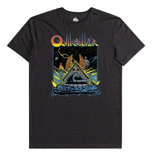 Remera Quiksilver Mc Rockin Manga Corta W24 Hombre