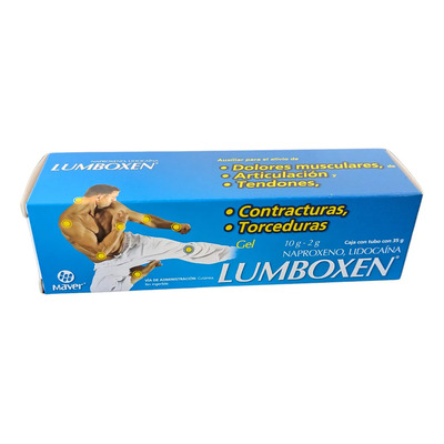 Gel Dolor Muscular Lumboxen 35g Tubo Maver Hipoalergénico | MercadoLibre