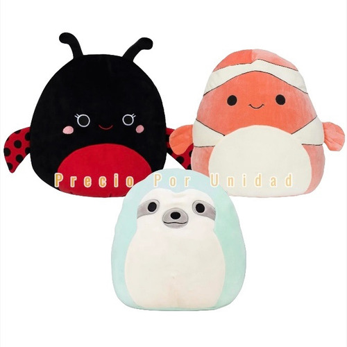 Peluche Squishmallows Kellytoy Original Kawaii Sin Etiqueta