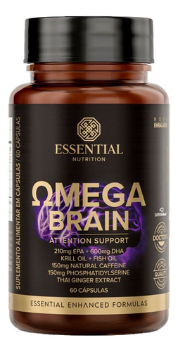 Omega Brain Essential Nutrition 60 Cps - C/ Fosfatidilserina