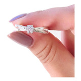 Anillo Jasmin Con Cubic De Compromiso Ideal Plata924 Ap 167 