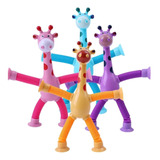 Kit 4 Girafas Flexível Divertida Magic Brinquedo Infantil