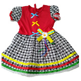 Vestido Junino Bebê Caipira  Festa Junina Baby