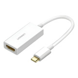 Cabo Adaptador Ugreen Usb C Macho Para Hdmi Fêmea Branco