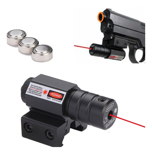 Mira Laser Red Dot Colimador  Pistola Airsoft Co2 Pressão