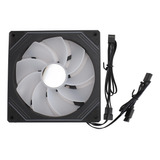 Ventilador De Cpu, Chasis Argb, 140 X 140 X 25 Mm, Calor Sil