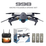Drone 998 Con Camara Ideal Para Principiantes + 3 Baterias