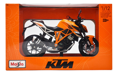 Ktm 1290 Super Duke R Motocicleta A Escala 1/12 Maisto Color Naranja