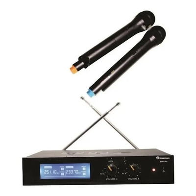 Micrófono Inalambrico Doble Sound Track Stw-vh2 Vhf + | Envío gratis