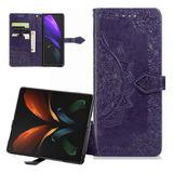 Para Samsung Galaxy Z Fold 2 5g Wallet Phone Case Mg203