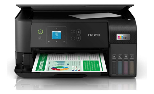 Impresora Multifuncional Epson Ecotank L3560 Wifi Usb Negro