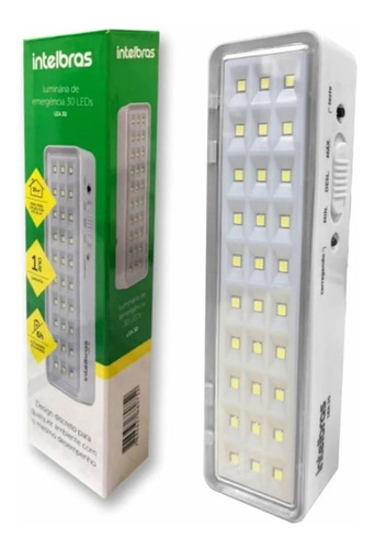 Kit 5 Luminária De Emergência Autônoma De Led 30l Intelbras