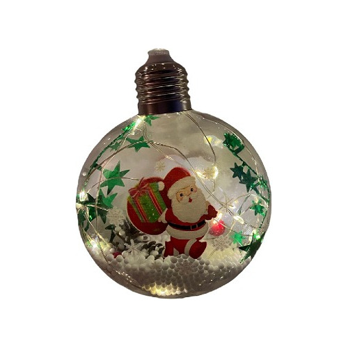 Cortina Led 8 Ampolletas Viejo Pascuero 5mt Cascabel Navidad