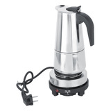 Cafetera Eléctrica De Acero Inoxidable De 450 Ml