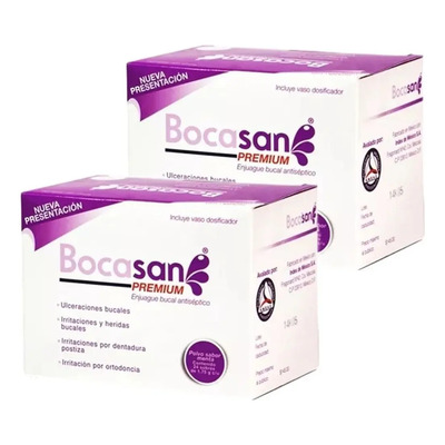 Enjuague Bucal Antiséptico En Polvo Bocasan Premium 2 Piezas | Envío gratis