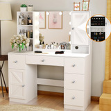 Dilando Large Vanity With Mirror And Lights