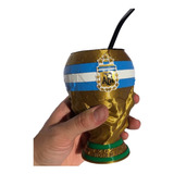 Mate Copa Mundial Selección Argentina De Fútbol C/bombilla